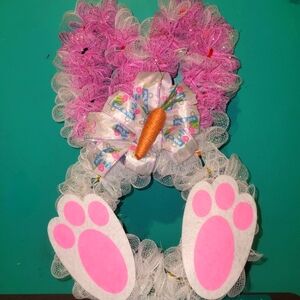 Bunny shaped wreath